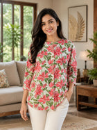 Cotton Printed Round Neck Shirts CM-004