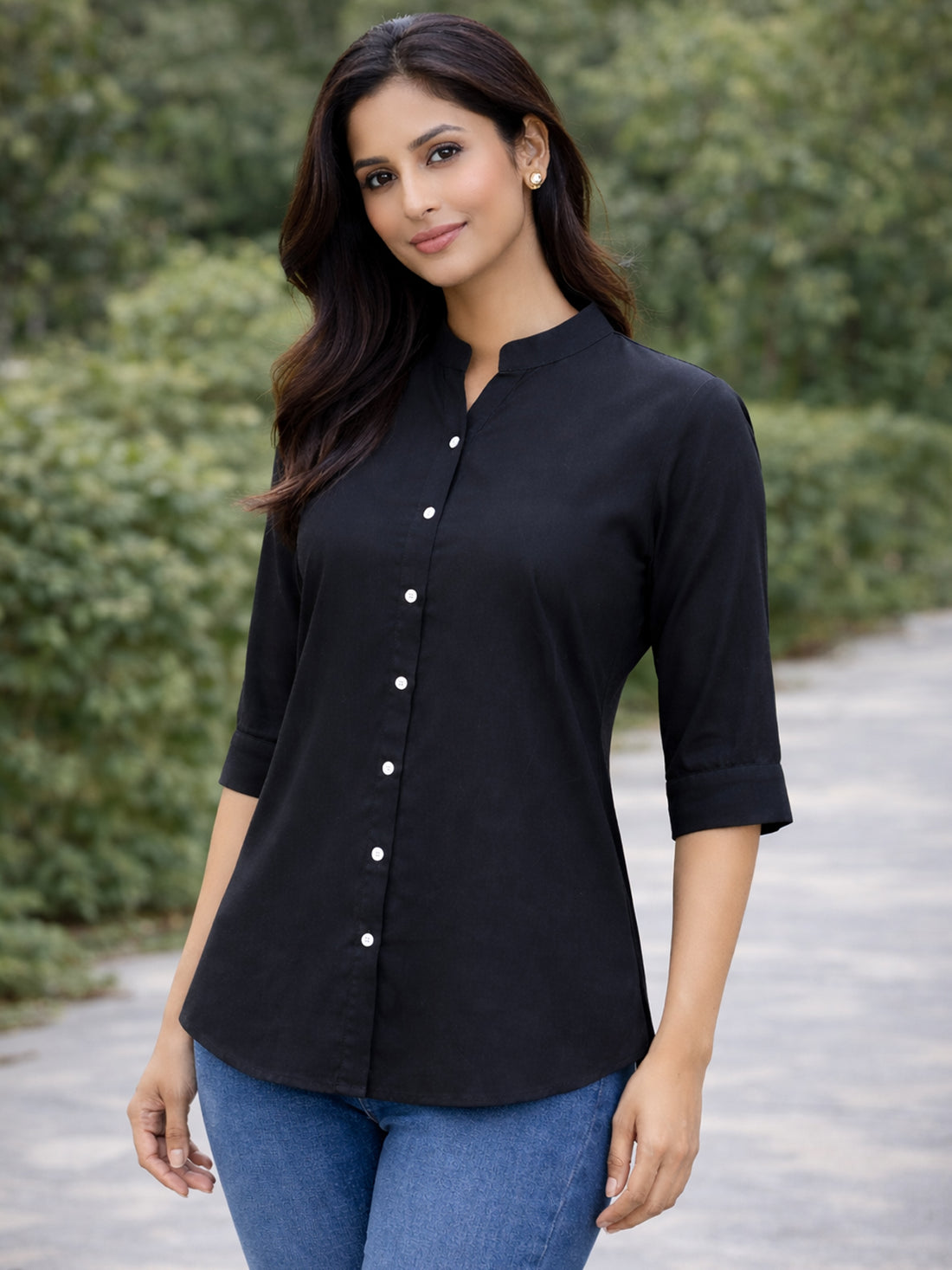 Black & White Viscose Regular Fit Shirts Combo