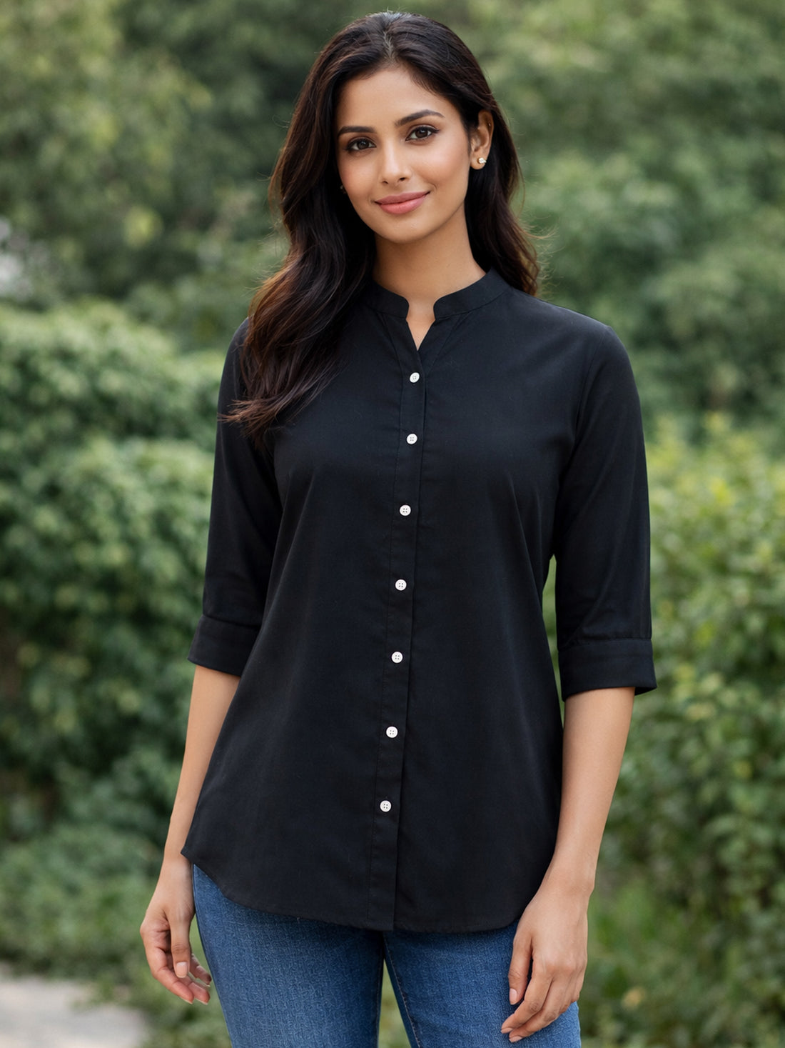 Black & Wine Viscose Regular Fit Shirts Combo