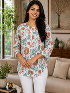 Cotton Printed Round Neck Shirts CM-002