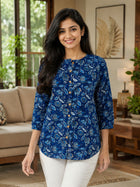 Cotton Printed Round Neck Shirts CM-005