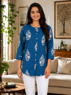 Cotton Printed Round Neck Shirts CM-020
