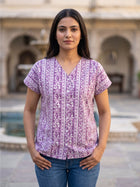 Jaipuri Printed Vneck Shirts CM-022