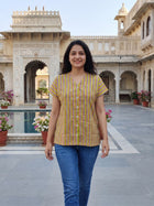 Jaipuri Printed Vneck Shirts CM-024
