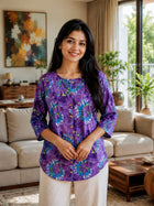 Cotton Printed Round Neck Shirts CM-026
