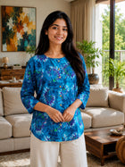 Cotton Printed Round Neck Shirts CM-028