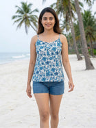 Printed Strap Top-CF-004