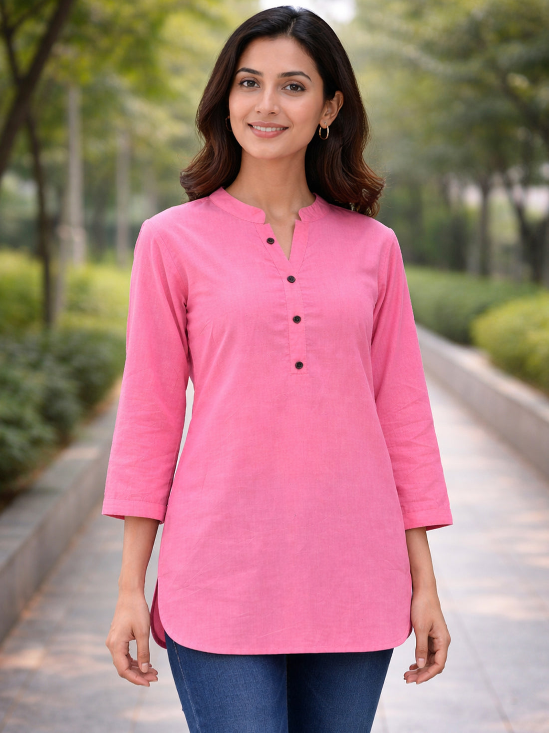 Pink Everyday Cotton Tops