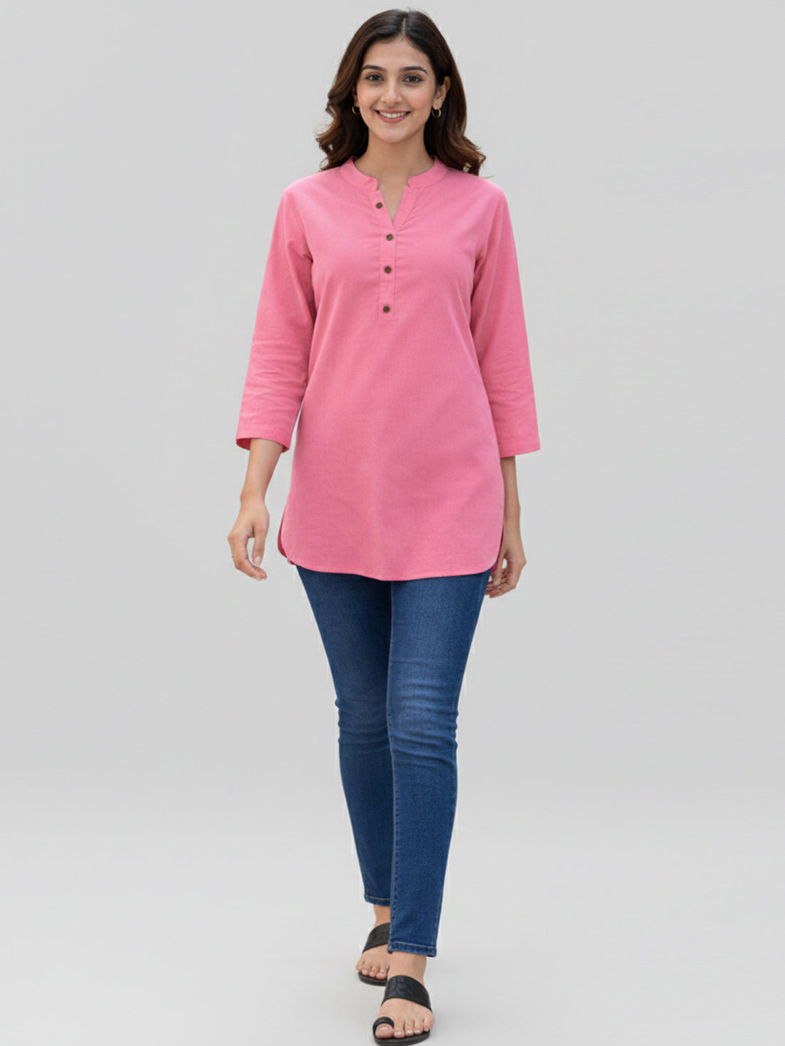 Bundle of 2 Pink & Turquoise Everyday Cotton Tops