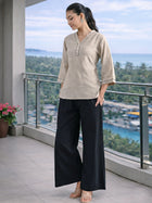 Chiku Handloom Cotton Anchor Thread Designer Top