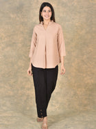 Elegant Chiku Viscose Pleated Top