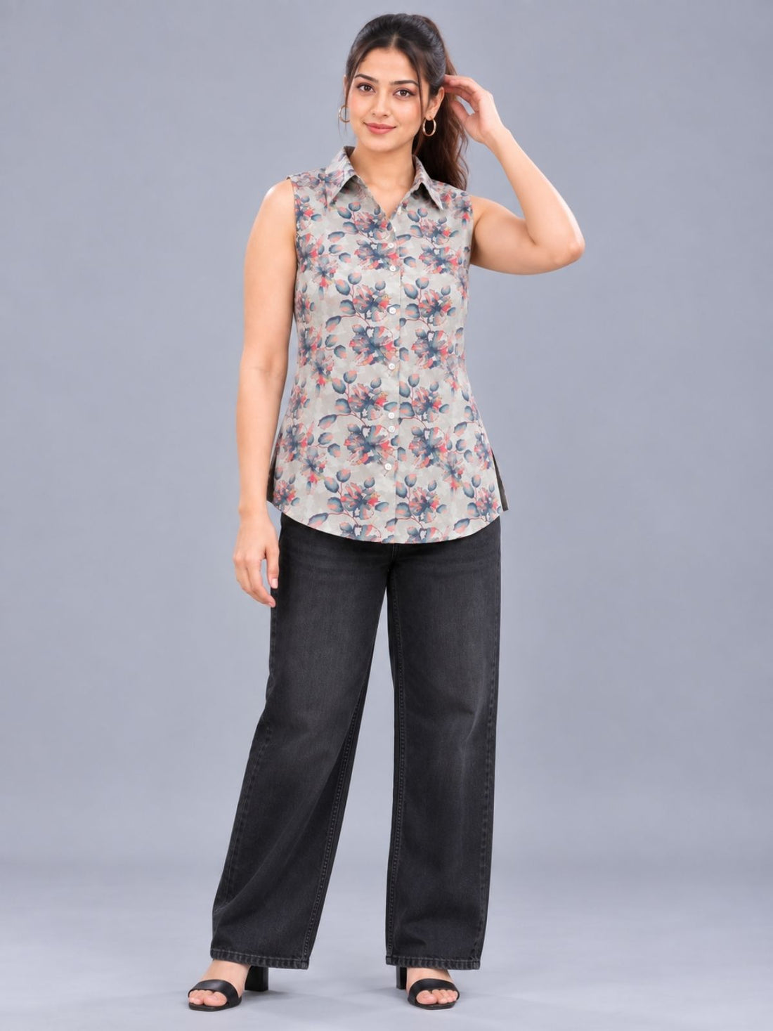 DEGI-004 Cotton Printed Sleeveless Shirts