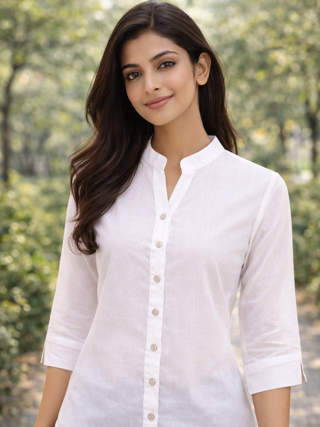 White & Wine Viscose Regular Fit Shirts Combo
