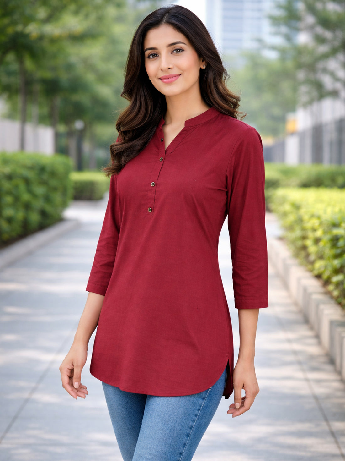 Wine Everyday Cotton Tops