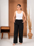 Black Cotton Payjama Pants
