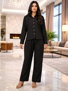 Black Shirt & Trouser Set