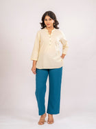 Cream Cotton Comfort Tops