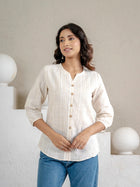 Brown Striped  Shirt
