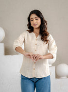 Brown Striped  Shirt